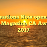 Nominations Now open for C. Hub Magazine CA Awards 2017