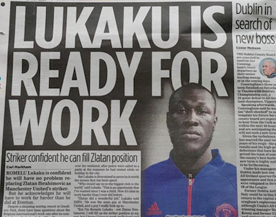 Stormzy Slams Irish Newspaper For Mixing Him Up With Lukaku