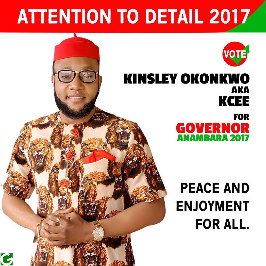 Kcee to kick-start his Campaign for Governorship with New Album “Attention To Detail”