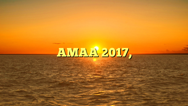 AMAA 2017,