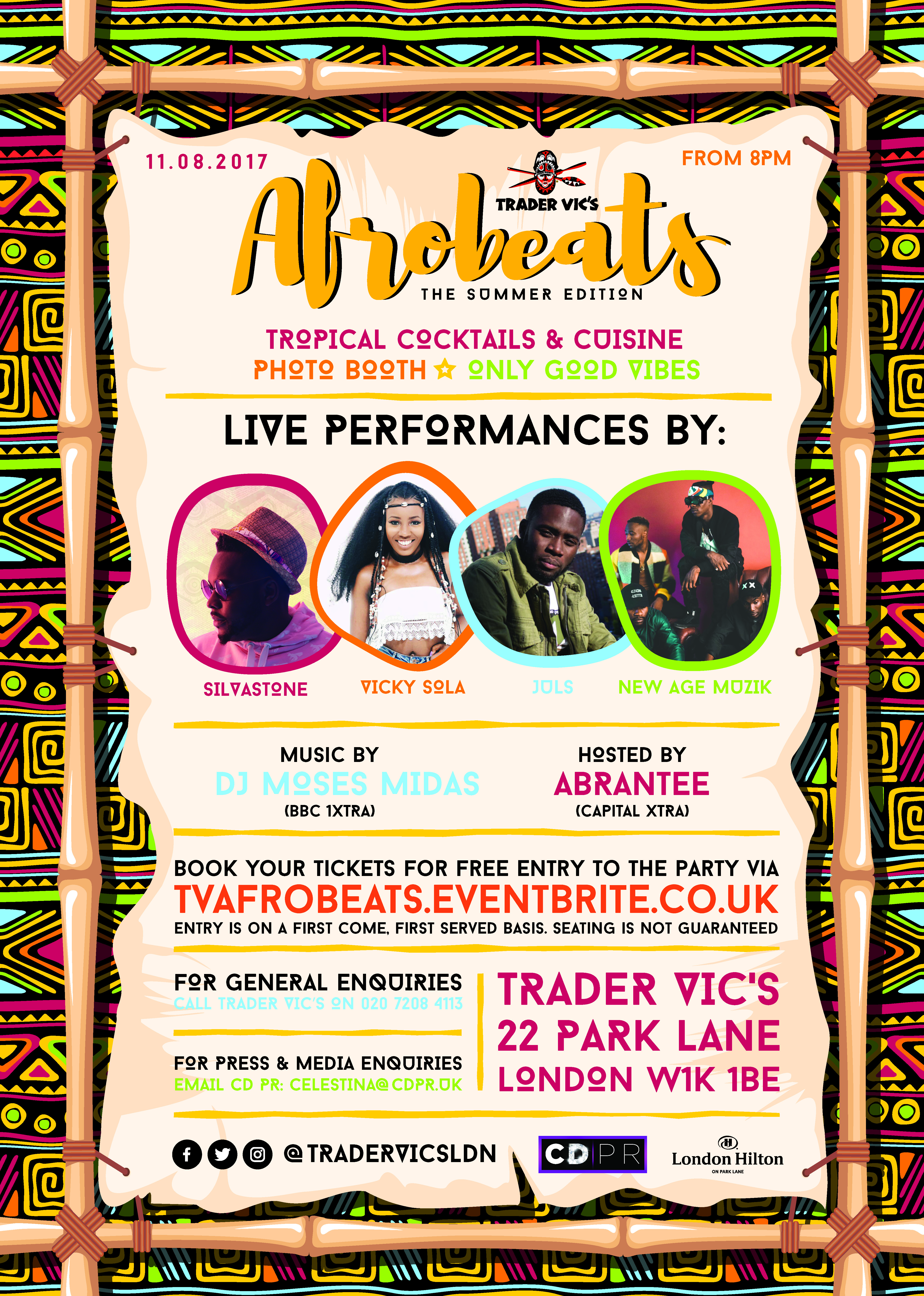 AFROBEATS COMES TO ICONIC CENTRAL LONDON VENUE
